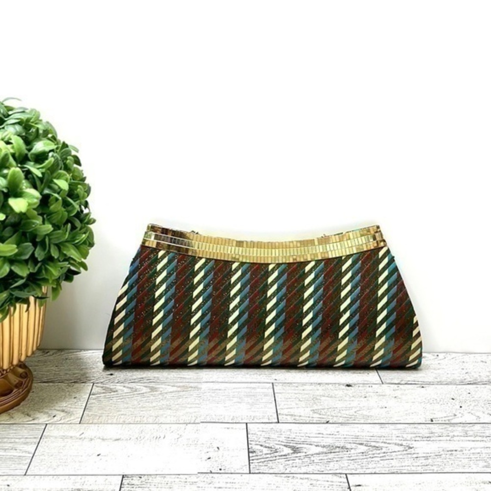 Vintage Multicolored Clutch Purse